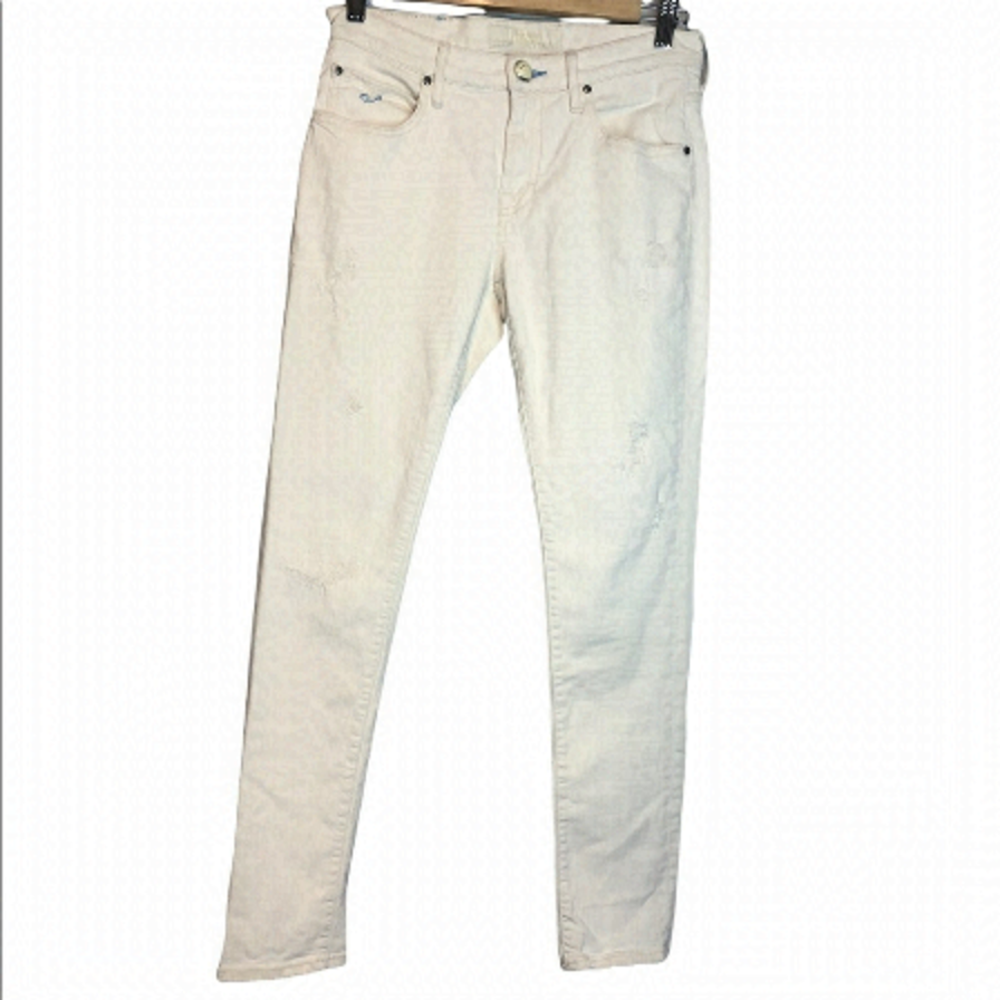 Jacob Cohen Italian Ivory Karen Skinny Jeans, size 26